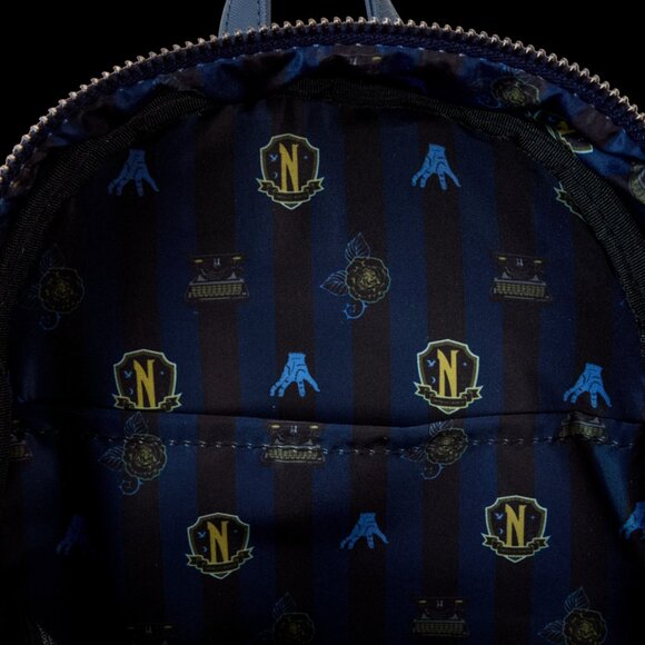 Wednesday Nevermore Academy Castle Glow Mini Backpack NWT main image 5